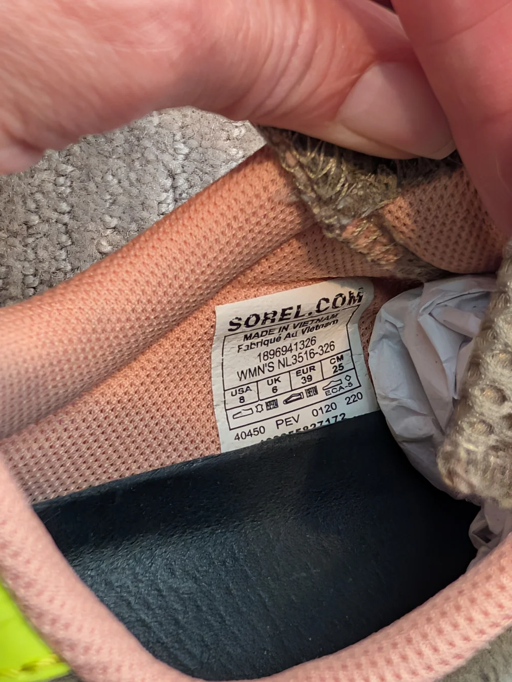 Women's Green (Alpine Tundra) Sorel Kinetic Lite Sneakers